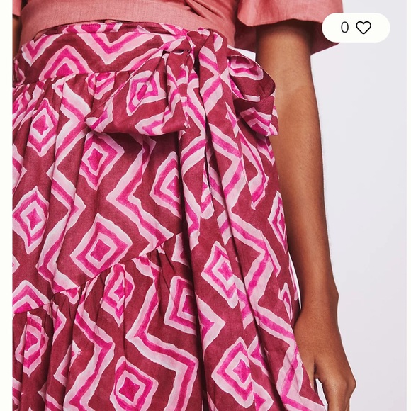 Banjanan Geo Wrap Midi Skirt - Picture 2 of 5